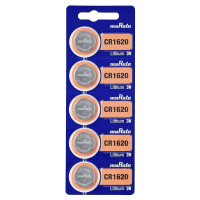 MURATA μπαταρίες λιθίου CR1620, 3V, 5τμχ MURATA μπαταρίες λιθίου CR1620, 3V, 5τμχ