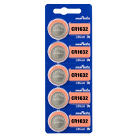 MURATA μπαταρίες λιθίου CR1632, 3V, 5τμχ MURATA μπαταρίες λιθίου CR1632, 3V, 5τμχ