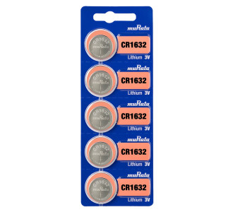 MURATA μπαταρίες λιθίου CR1632, 3V, 5τμχ MURATA μπαταρίες λιθίου CR1632, 3V, 5τμχ