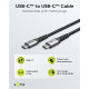 GOOBAY καλώδιο USB-C 49303, 60W, 480Mbps, 2m, μαύρο