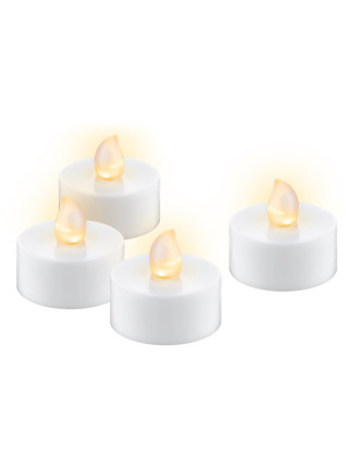 GOOBAY σετ LED φωτιστικά κεριά 49868, 3000K, με χρονοδιακόπτη, 4τμχ