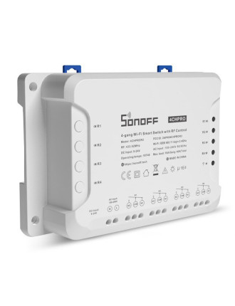SONOFF Smart Διακόπτης 4CH PRO R3, 4 θέσεων, 40A, RF control, λευκός