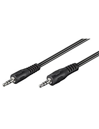 GOOBAY καλώδιο ήχου 3.5mm 50019, 3 pin stereo, 1.5m, μαύρο GOOBAY καλώδιο ήχου 3.5mm 50019, 3 pin stereo, 1.5m, μαύρο