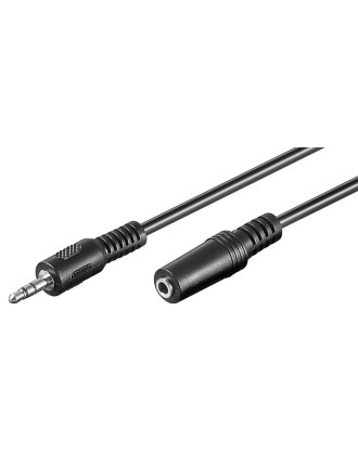 GOOBAY προέκταση καλωδίου ήχου 3.5mm 50090, 3 pin stereo, 5m, μαύρο GOOBAY προέκταση καλωδίου ήχου 3.5mm 50090, 3 pin stereo, 5m, μαύρο