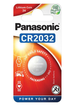 PANASONIC μπαταρία λιθίου, CR2032, 3V, 1τμχ