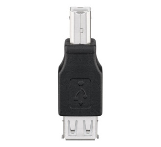 GOOBAY αντάπτορας USB σε USB Type B 50291, θηλυκό σε αρσενικό, μαύρος