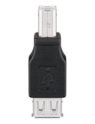 GOOBAY αντάπτορας USB σε USB Type B 50291, θηλυκό σε αρσενικό, μαύρος