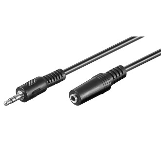 GOOBAY προέκταση καλωδίου ήχου 3.5mm 50432, 3 pin, 3m, μαύρο