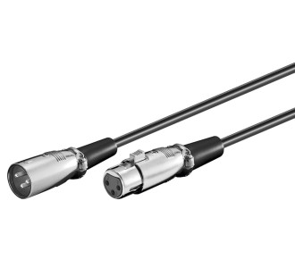 GOOBAY καλώδιο μικροφώνου XLR 50705, αρσενικό σε θηλυκό, CCS, 2m, μαύρο