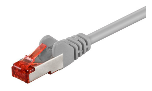 GOOBAY καλώδιο δικτύου 50891, CAT 6 S/FTP, copper, 250MHz, 10m, γκρι