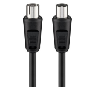 GOOBAY καλώδιο κεραίας αρσενικό σε θηλυκό 50913, <70dB, CCS, 20m, μαύρο GOOBAY καλώδιο κεραίας αρσενικό σε θηλυκό 50913, <70dB, CCS, 20m, μαύρο