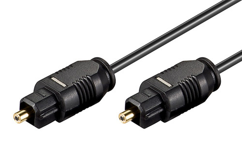 GOOBAY καλώδιο ήχου Toslink 50938, gold plated, 2.2mm, 10m, μαύρο GOOBAY καλώδιο ήχου Toslink 50938, gold plated, 2.2mm, 10m, μαύρο