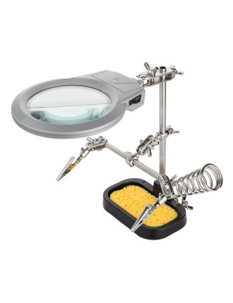 GOOBAY μεγεθυντικός φακός 51226 με clips συγκράτησης, 2x, LED φωτισμός GOOBAY μεγεθυντικός φακός 51226 με clips συγκράτησης, 2x, LED φωτισμός