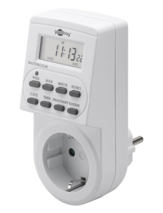 GOOBAY ψηφιακός χρονοδιακόπτης ρεύματος 51277, λευκός
