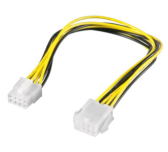 GOOBAY καλώδιο προέκτασης 8pin EPS 51361, 0.28m