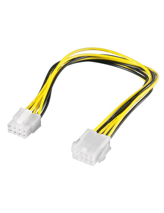 GOOBAY καλώδιο προέκτασης 8pin EPS 51361, 0.28m GOOBAY καλώδιο προέκτασης 8pin EPS 51361, 0.28m