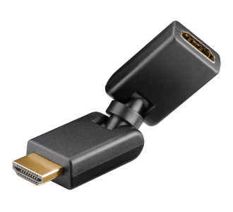 GOOBAY αντάπτορας HDMI 51721, 180° περιστρεφόμενος, 4K/60Hz, μαύρος
