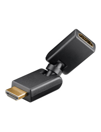 GOOBAY αντάπτορας HDMI 51721, 180° περιστρεφόμενος, 4K/60Hz, μαύρος