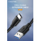 CABLETIME καλώδιο USB-C σε USB CMAMN, 3A, 5Gbps, 1m, μαύρο