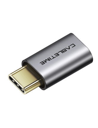 CABLETIME αντάπτορας USB-C σε micro USB CT-CMMCBF, 480Mbps, γκρι