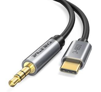 CABLETIME καλώδιο USB-C σε 3.5mm CT-CMAUDIO, AUX, 1m, μαύρο