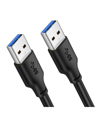 CABLETIME καλώδιο USB CT-AMAMN, 5 Gbps, 2m, μαύρο CABLETIME καλώδιο USB CT-AMAMN, 5 Gbps, 2m, μαύρο