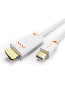 CABLETIME καλώδιο HDMI σε Mini DisplayPort CT-03G4K60, 4K, 1.8m, λευκό