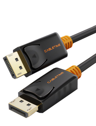 CABLETIME καλώδιο DisplayPort CT-01G, 4K/60Hz, 1m, μαύρο
