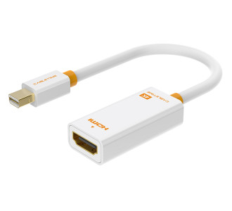 CABLETIME αντάπτορας mini DisplayPort σε HDMI CT-02G4K, 4K/30Hz, λευκός CABLETIME αντάπτορας mini DisplayPort σε HDMI CT-02G4K, 4K/30Hz, λευκός