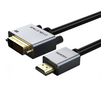 CABLETIME καλώδιο HDMI σε DVI PH241G, 1080p/60Hz, 2m, μαύρο
