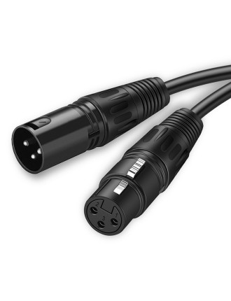 CABLETIME καλώδιο μικροφώνου XLR 11B24, 3-pin, 24AWG, 20m, μαύρο CABLETIME καλώδιο μικροφώνου XLR 11B24, 3-pin, 24AWG, 20m, μαύρο