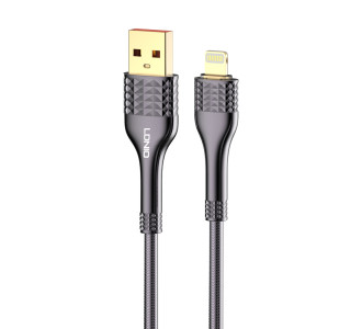 LDNIO καλώδιο Ligntining σε USB LS652, 30W, 2m, γκρι