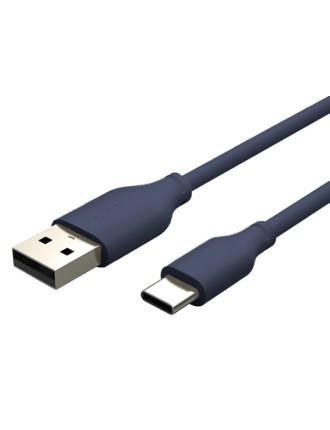 CABLETIME καλώδιο USB-C σε USB CT-CMAMN1, 3A, 480Mbps, 1m, μπλε CABLETIME καλώδιο USB-C σε USB CT-CMAMN1, 3A, 480Mbps, 1m, μπλε