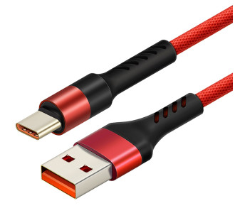 CABLETIME καλώδιο USB-C σε USB CT-PU32, 2.4A, 480Mbps, 1m, κόκκινο