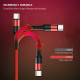 CABLETIME καλώδιο USB-C σε USB CT-PU32, 2.4A, 480Mbps, 1m, κόκκινο CABLETIME καλώδιο USB-C σε USB CT-PU32, 2.4A, 480Mbps, 1m, κόκκινο