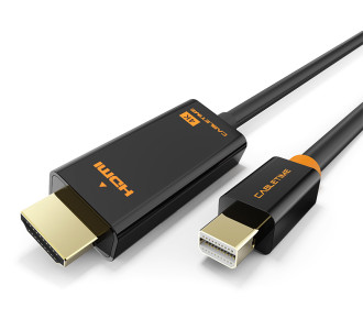 CABLETIME καλώδιο mini DisplayPort σε HDMI CT-AV588-03G4K, 4K/30Hz, 1.8m, μαύρο