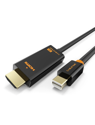CABLETIME καλώδιο mini DisplayPort σε HDMI CT-AV588-03G4K, 4K/30Hz, 1.8m, μαύρο