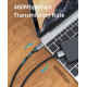 CABLETIME καλώδιο USB-C σε USB CT-C160-PU32-CMAMN1, 3A, 480Mbps, 0.25m, μαύρο CABLETIME καλώδιο USB-C σε USB CT-C160-PU32-CMAMN1, 3A, 480Mbps, 0.25m, μαύρο