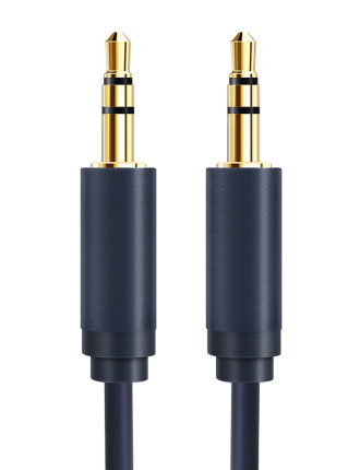 CABLETIME καλώδιο ήχου 3.5mm CT-AV301-H11G, gold plated, 1m, μπλε