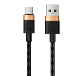 CABLETIME καλώδιο USB-C σε USB CT-AMCM2A, 2A, 480Mbps, 1m, μαύρο