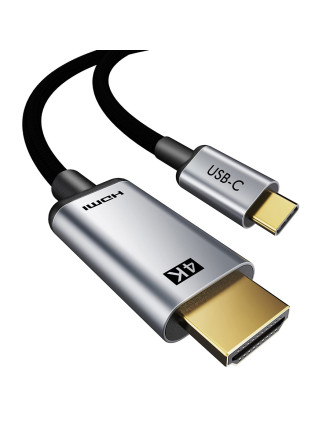 CABLETIME καλώδιο USB-C σε HDMI CT-PU31-CMHD3, 4K/30Hz, 1m, μαύρο