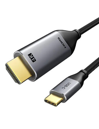 CABLETIME καλώδιο USB-C σε HDMI CT-PU31-CMHD3, 4K/30Hz, 1.8m, μαύρο
