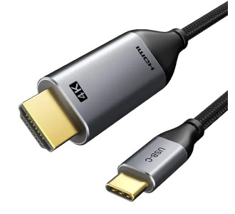 CABLETIME καλώδιο USB-C σε HDMI CT-PU31-CMHD3, 4K/30Hz, 3m, μαύρο