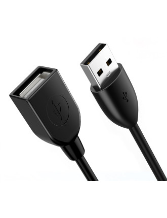 CABLETIME καλώδιο προέκτασης USB 2.0 CT-AMAF2.0, 480Mbps, 1.5m, μαύρο