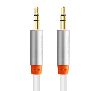 CABLETIME καλώδιο ήχου 3.5mm CT-AV311-P11G, gold plated, 3m, λευκό