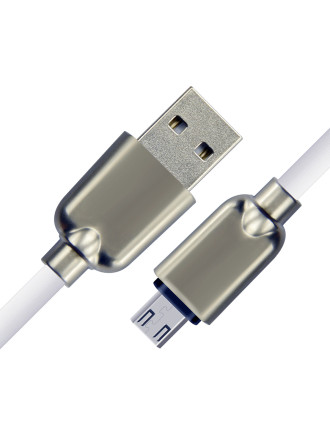 CABLETIME καλώδιο micro USB σε USB CT-PE32-ZFMC, 2A, 480Mbps, 1m, λευκό