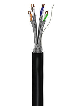 GOOBAY καλώδιο δικτύου 53867, CAT 7 S/FTP, Copper, 50m, μαύρο GOOBAY καλώδιο δικτύου 53867, CAT 7 S/FTP, Copper, 50m, μαύρο