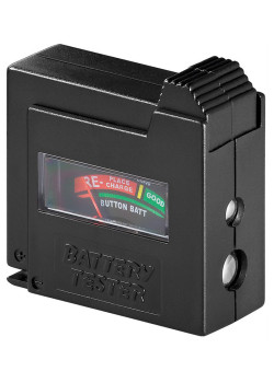 GOOBAY battery tester 54020, για AAA/AA/C/D/9V/N, μαύρο