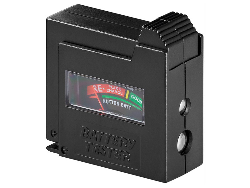 GOOBAY battery tester 54020, για AAA/AA/C/D/9V/N, μαύρο