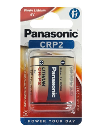 PANASONIC μπαταρία λιθίου, CRP2, 6V, 1τμχ PANASONIC μπαταρία λιθίου, CRP2, 6V, 1τμχ